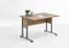 Schreibtisch >CALVIA 1< in Alteiche Dekor - 120x75x80cm (BxHxT)