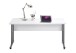 Schreibtisch >CALVIA 2< in Brillantweiß - 160x75x80cm (BxHxT)
