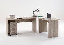 Container >FREDDY< in Eiche Dekor - 33x63,5x38cm...