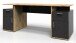 Schreibtisch >LEVI 101< in Artisan Eiche Dekor-Matera - 185,1x75x67,5cm (BxHxT)