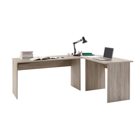 Schreibtisch >TILL< in Eiche Dekor - 205x76x65cm (BxHxT)