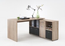 Schreibtisch >LEXO/LEX< in Eiche Dekor -...