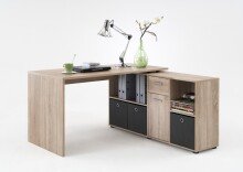 Schreibtisch >LEXO/LEX< in Eiche Dekor -...