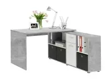 Schreibtisch >LEXO/LEX< in Beton LA -...