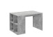Regal-Schreibtisch >GENT< in Beton LA - 117x75x73cm (BxHxT)