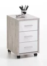 Rollcontainer >DIEGO 2< in Sandeiche Dekor-hochlanz...