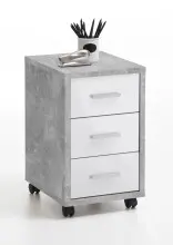 Rollcontainer >DIEGO 2< in Beton LA-hochlanz...