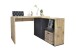 Schreibtisch >VALLEY< in Artisan Eiche Dekor-Matera - 118x75x124,5cm (BxHxT)