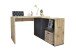 Schreibtisch >VALLEY< in Artisan Eiche Dekor-Matera - 118x75x124,5cm (BxHxT)