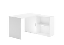 Schreibtisch >VALLEY< in weiß - 118x75x124,5cm (BxHxT)