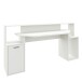Schreibtisch >ZOCKER 3< in weiß - 180,4x92,5x59,8cm (BxHxT)