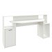 Schreibtisch >ZOCKER 3< in weiß - 180,4x92,5x59,8cm (BxHxT)