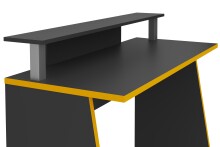 Gamingtisch >ZOCKER PRO< in anthrazit - 93x117x50cm (BxHxT)