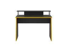 Gamingtisch >ZOCKER PRO< in anthrazit - 93x117x50cm (BxHxT)