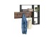 Garderobe >KANDA< in Matera-Old Style dunkel - 103,1x81x16cm (BxHxT)