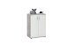 Kommode >ALBI 1< in Beton LA-weiß - 60x83x35cm (BxHxT)