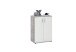 Kommode >ALBI 1< in Beton LA-weiß - 60x83x35cm (BxHxT)
