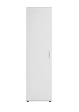 Schuhschrank >INCA 1< in weiß - 50x184x34,5cm (BxHxT)