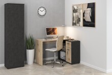 Schuhschrank >INCA 1< in Matera - 50x184x34,5cm (BxHxT)