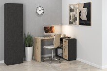 Schuhschrank >INCA 1< in Matera - 50x184x34,5cm (BxHxT)