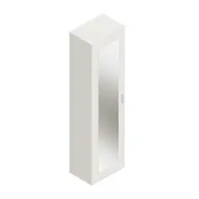 Garderobenschrank >INCA 2< in weiß -...