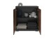 Kommode >BRISTOL 1< in Matera-Old Style dunkel - 80x89,9x34,9cm (BxHxT)