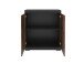 Kommode >BRISTOL 1< in Matera-Old Style dunkel - 80x89,9x34,9cm (BxHxT)