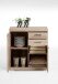 Kommode >BRISTOL 2< in Eiche Dekor - 80x89,9x34,9cm (BxHxT)