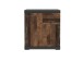 Kommode >BRISTOL 2< in Matera-Old Style dunkel - 80x89,9x34,9cm (BxHxT)