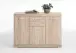 Kombikommode >BRISTOL 3< in Eiche Dekor - 120x89,9x34,9cm (BxHxT)