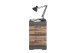 Nachtkonsole >BRISTOL 20< in Matera-Old Style dunkel - 40,2x64,2x35,2cm (BxHxT)