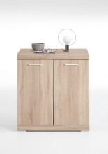 Kommode >BRISTOL 1 XL< in Eiche Dekor - 80x89,9x49,9cm (BxHxT)