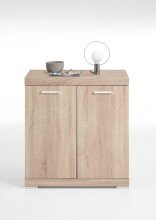 Kommode >BRISTOL 1 XL< in Eiche Dekor - 80x89,9x49,9cm (BxHxT)