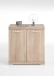 Kommode >BRISTOL 1 XL< in Eiche Dekor - 80x89,9x49,9cm (BxHxT)