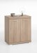 Kommode >BRISTOL 1 XL< in Eiche Dekor - 80x89,9x49,9cm (BxHxT)
