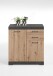 Kommode >BRISTOL 2 XL< in Matera-Artisan Eiche - 80x89,9x49,9cm (BxHxT)