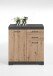 Kommode >BRISTOL 2 XL< in Matera-Artisan Eiche - 80x89,9x49,9cm (BxHxT)