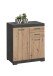 Kommode >BRISTOL 2 XL< in Matera-Artisan Eiche - 80x89,9x49,9cm (BxHxT)
