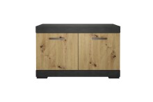 Garderobenschrank >BRISTOL 300< in Matera-Artisan Eiche - 80x50x34,9cm (BxHxT)