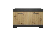 Garderobenschrank >BRISTOL 300< in Matera-Artisan Eiche - 80x50x34,9cm (BxHxT)