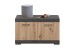 Garderobenschrank >BRISTOL 300< in Matera-Artisan Eiche - 80x50x34,9cm (BxHxT)