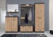Garderobenschrank >BRISTOL 300< in Matera-Artisan Eiche - 80x50x34,9cm (BxHxT)