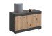 Garderobenschrank >BRISTOL 300< in Matera-Artisan Eiche - 80x50x34,9cm (BxHxT)