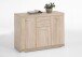 Kombikommode >BRISTOL 3 XL< in Eiche Dekor - 120x89,9x49,9cm (BxHxT)