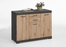 Kombikommode >BRISTOL 3 XL< in Matera-Artisan Eiche...