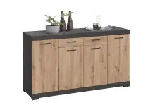Kombikommode >BRISTOL 4 XL< in Matera-Artisan Eiche...