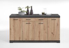 Kombikommode >BRISTOL 4 XL< in Matera-Artisan Eiche...