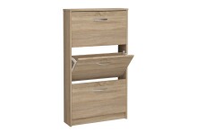 Schuhregal >STEP 3< in Eiche Dekor - 58,5x104,5x17cm (BxHxT)