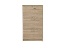 Schuhregal >STEP 3< in Eiche Dekor - 58,5x104,5x17cm (BxHxT)