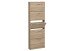 Schuhregal >STEP 5< in Eiche Dekor - 58,5x168,5x17cm (BxHxT)